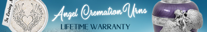 Angel Cremation Urns | Cherub Urns See our collection of angel cremation urns including angel wing urns, weeping angel urns, and angel scene urns.