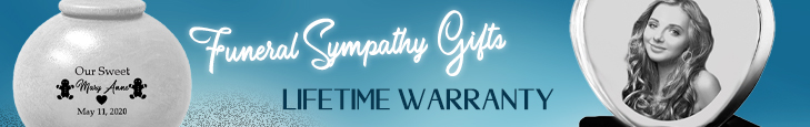Funeral Sympathy Gifts See our collection of funeral sympathy gifts, funeral guest books, and funeral cards.