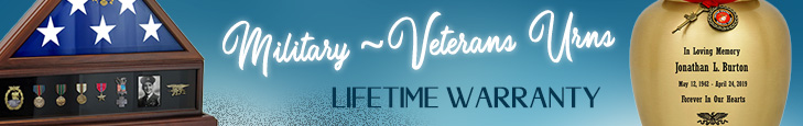 Military Urns for Veterans & Civil Service See our collection of military urns for veterans - Marine urns, Navy urns, Army urns, Air Force urns, and Firefighter urns.