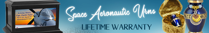 Space, Planes & Aeronautics Cremation Urns See our collection of Space & Aeronautics Urns including airplane urns, astronaut urns, and space themed urns.