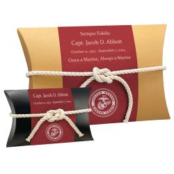US Marine Corps Military - Water Burial At Sea Peaceful Pillow® Urn
