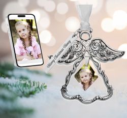 Angel Ornament Diamond Photo - Love Charms® Option