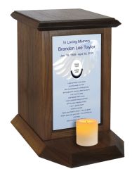 Angel Wing Poem Urn