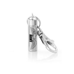 US ARMY Cylinder Eagle Keychain Urn