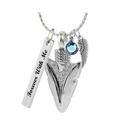 Hog Ash Pendant Urn - Love Charms Option