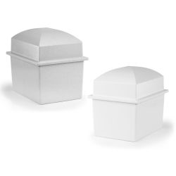 Assured Double Urn Vault - Grey or White