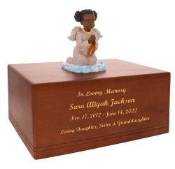 Praying Angel Girl Child Urn