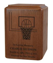 Basketball Hoop Urn