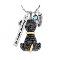 Mom Cremation Jewelry Urn - Love Charms Option
