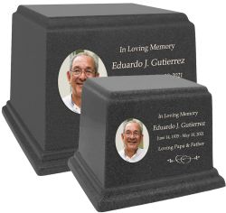 Coming Home White Granite Adult Urn