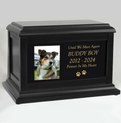 Ponderosa Pet Urn - Dog or Cat Photo Option or Backyard Tree