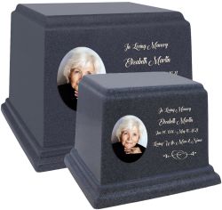 Coming Home White Granite Adult Urn