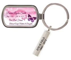Custom Made Beautiful Lady Keychain Keepsake