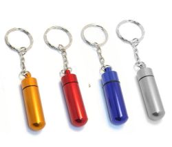 Memories in Time Capsule Keychain Urns