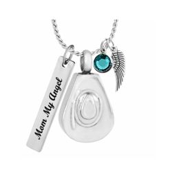 Cowboy Hat Ash Pendant Urn