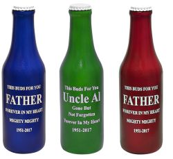 Memorial Toast Bottle Keepsake Urn