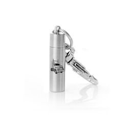 Semi Truck Cylinder Keychain Keepsake Urn