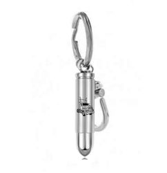 Semi Truck Bullet 357 Magnum Keychain Keepsake Urn