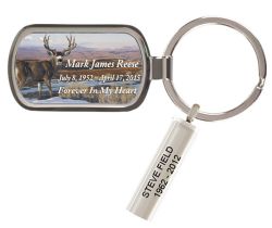 Fall Mule Deer Keychain Urn