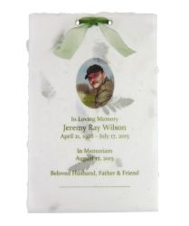 Fern Leaf Funeral Guest Book