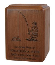Creek Fishing Urn