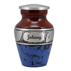 Classic Two Toned Keepsake Urn