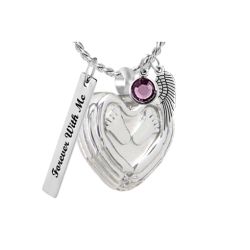 Mom Cremation Jewelry Urn - Love Charms Option
