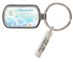 Custom Made In My Garden Keychain Keepsake