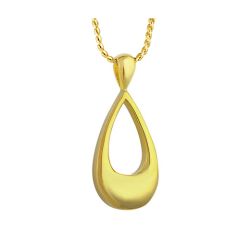 Precious Tears 10KT or14KT Gold Cremation Jewelry Urn - SHIPS NOW