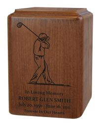 The Positive Golfer Urn
