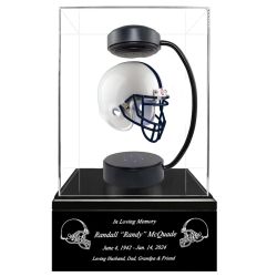Football Adult or Medium Cremation Urn & Penn State Nittany Lions Hover Helmet Décor - Free Engraving