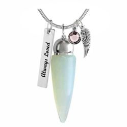 Iridescent Crystal Cremation Jewelry Ur - Love Charms® Option