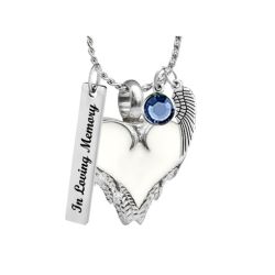 Heart of Love Ash Pendant Urn - Love Charms Option