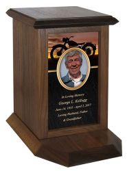 Motorcycle Photo Journey Urn