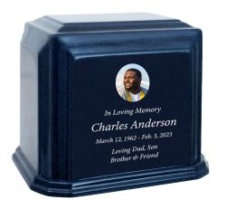 Blue Monarch Granite Extra Large Adult Urn