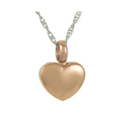 Little Charmer© Rose Heart Ash Pendant Urn