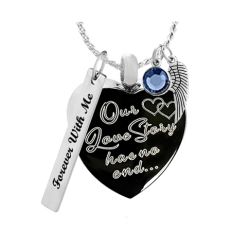 Mom Cremation Jewelry Urn - Love Charms Option