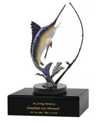 Fighting Marlin Adult Cremation Urn