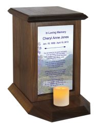 Mountain Home Poem Urn 
