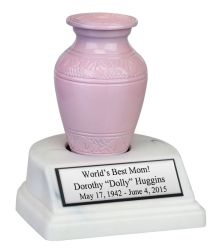 Pink World's Best Keepsake Urn