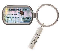 Pintail Drake Keychain Urn by Abraham Hunter