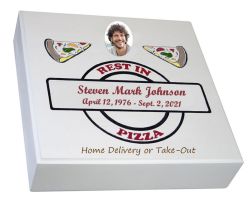 Pizza Box Cremation Urn 