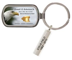 Police Keychain Urn 