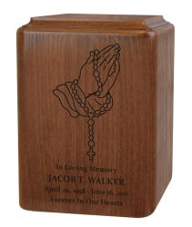 Praying Rosary Urn