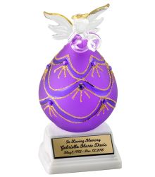 Love Angel Precious Glass Keepsake Urn