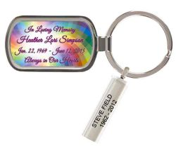 Rainbow Light Keychain Urn