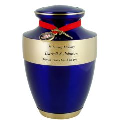 Rifle Photo Medallion Cremation Urn