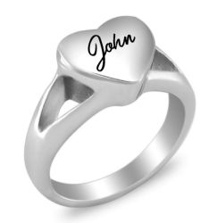 Heart Cremation Ring Keepsake Urn