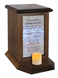 River Journey Poem Urn