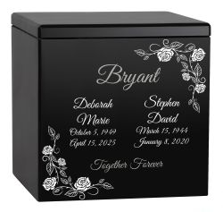 Memorial Roses Companion Urn - Together Forever - Parents Double Urn - Vault Option